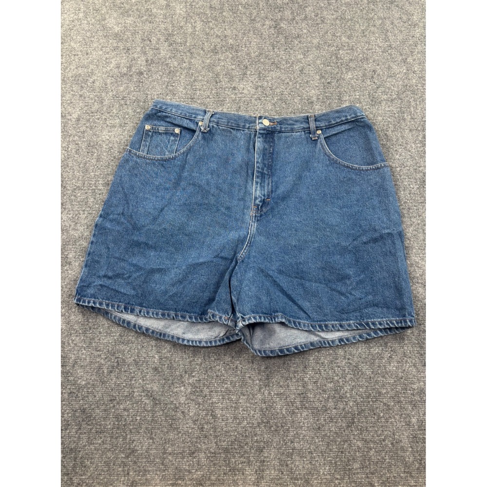 Crossroads Denim Shorts 20W Blue High Waisted Cotton Jean Shorts Women's